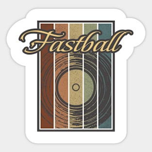 Fastball Vynil Silhouette Sticker